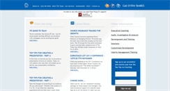 Desktop Screenshot of executiveedgecoaching.co.uk